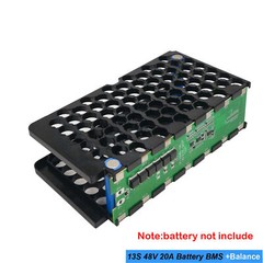 13S 6P 48V 52V Li-ion Battery Bracket +13S 20A BMS Kits for Electric Bike HAU
