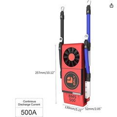 DALY BMS 13S 48V 500A Li-ion Bat Prot Mod PCB for 21700 Li-iron balance leads