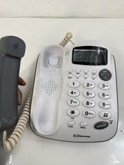 Emerson Caller ID Speaker Wall/Desk Phone White EM-2646