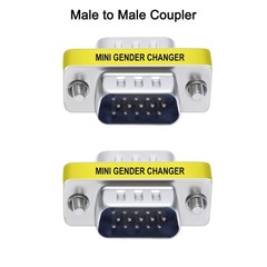 3 Pack VGA Connector Female To Female Gender Changer Adapter Coupler