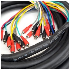 Car Audio Wire Installation Kit 25ft Cable 13-Core Conductor OFC Copper Medusa