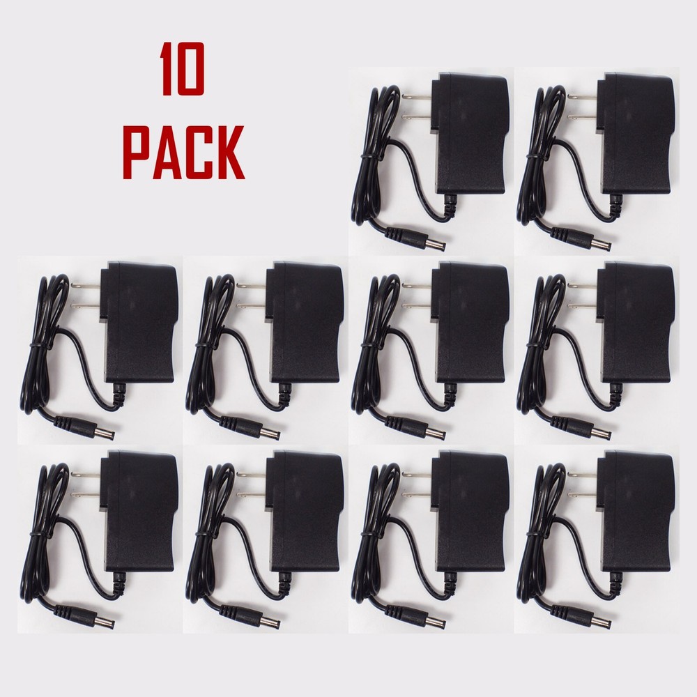 5-10 Pack 12V 1A Power Supply AC to DC Universal Adapter 5050 LED STRIP Light