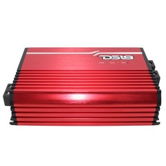DS18 FRP Monoblock 2500W 1-Ohm Full-Range Class-D Compact Red Amplifier