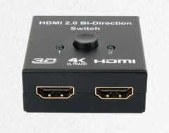 HDMI 2.0 HDTV Switch Switcher Splitter Bi-Direction Hub HDCP 2×1 1×2 In Out 4K