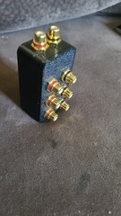 rca distribution block 1-3 rca splitter