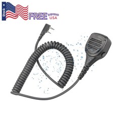 NEW waterproof IP56 Speaker Microphone for T-D878UV Plus/D878UV/D868UV Radios
