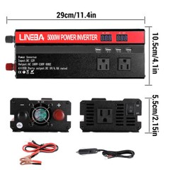 5000W Sine Wave Solar Converter 3000W Car Power Inverter DC 12V To AC 110V 4 USB