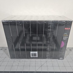 RCA T-120 VHS Up To 6 Hours Hi-Fi Stereo Video Tape Lot Of 10 New Sealed