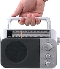 Retekess TR604 AM FM Radio, Portable Radios with Best Reception, AC or D Battery