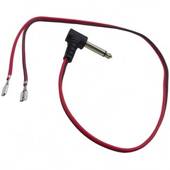 1/4-inch Internal Speaker Cable,amp Cable,19-Inch 19 inches, Black
