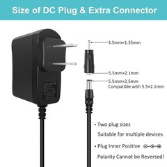 Versatile 5V 1A Adapter with 3.5×1.35mm Plug and Enhanced Safety Features