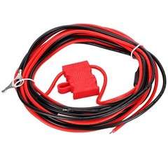 HKN4137A ABS Metal Power Cord with Buckle for MOTOROLA Mobile Radio Black Red