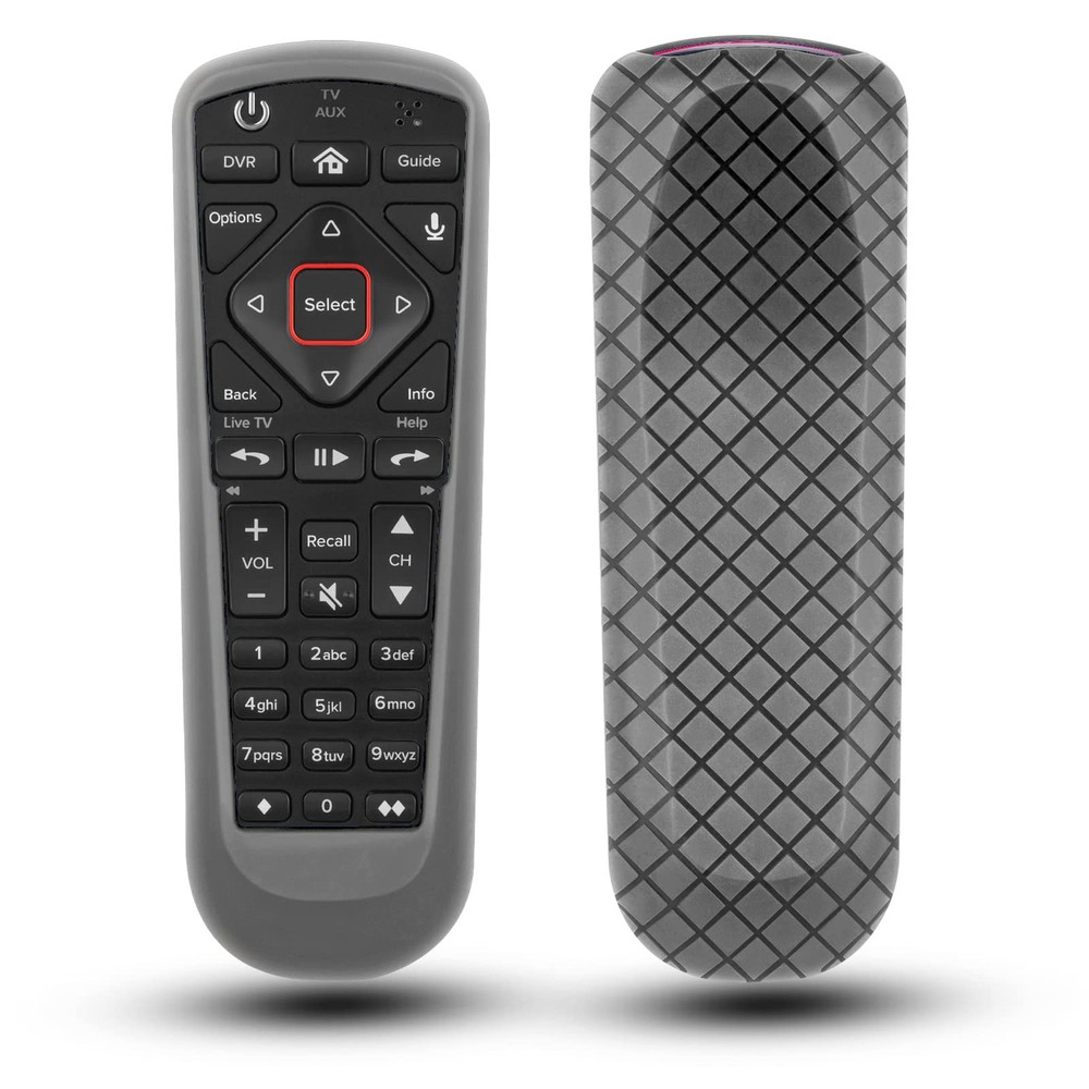 Remote Cover for Dish Network Control 52.0/54.0, Black Do Not Glow
