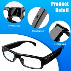 ZOGGCOX Camera Glasses Video HD with 64GB Memory Card Recording…