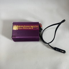 Rally 400 Watt Power Inverter 12V DC To 120V AC No. 7274 Purple