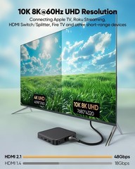 Ultra High Speed HDMI Cable 2FT 5-Pack – Supports 10K 4K@120Hz Quality
