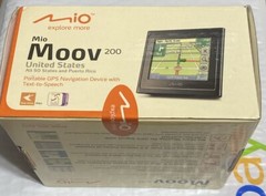 Mio Moov 200 GPS United States Portable GPS Navigation With Spoken Streets “NEW”