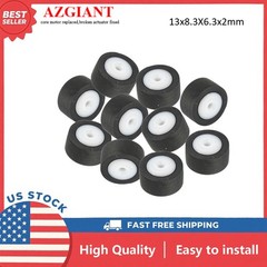 10PCS Pinch Roller 13×8.3x2mm For SONY TC-WR565/535 Walkman Cassette Deck Wheel