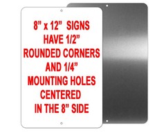 Warning Beware Of Dog 8″ x 12″ Sign doberman security attack guard bite BD015