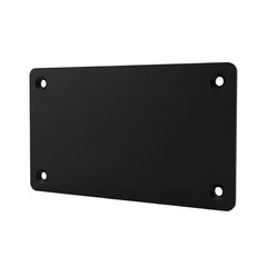 Black Metal Mounting Plate for Magnetic Wireless Backup Camera, Iron Bracket