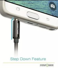 FosPower Audio Cable (15 FT), Stereo Audio 3.5mm Auxiliary Short Cord Male to
