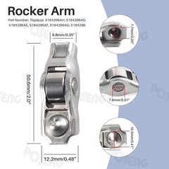 12Pcs Rocker Arm and Lifter 2011-2022 Compatible with Dodge Jeep Ram Chrysler…