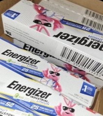 100 AA ENERGIZER INDUSTRIAL LITHIUM EXP 2045 NEW SEALED