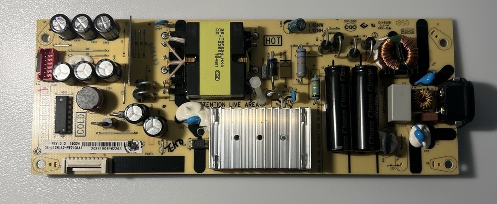 TCL 40S325 43S421 50S421 50S421 55S421 Power Supply 08-L12NLA2-PW200AA OEM