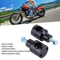 Handlebar Risers With Clamps, 25mm 1.0in Universal Circular Handlebar Riser