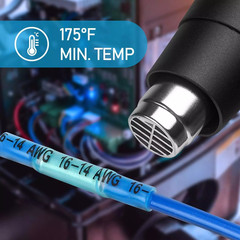 Heat Shrink Butt Splice Wire Connector Insulated Waterproof Crimp Terminals kit