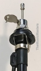 Universal Car Stereo Auto Radio ANTENNA 36″ Stainless Steel Retractable Key Lock