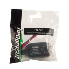 IBLOC01 2-Channel Line Output 40W Adjustable Level Converter (Speaker to RCA)
