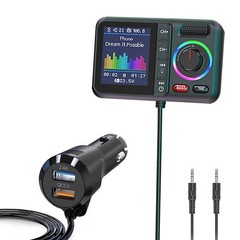 Bluetooth Car FM Transmitter MP3 Player Hands free Radio Adapter Kit USB Charger