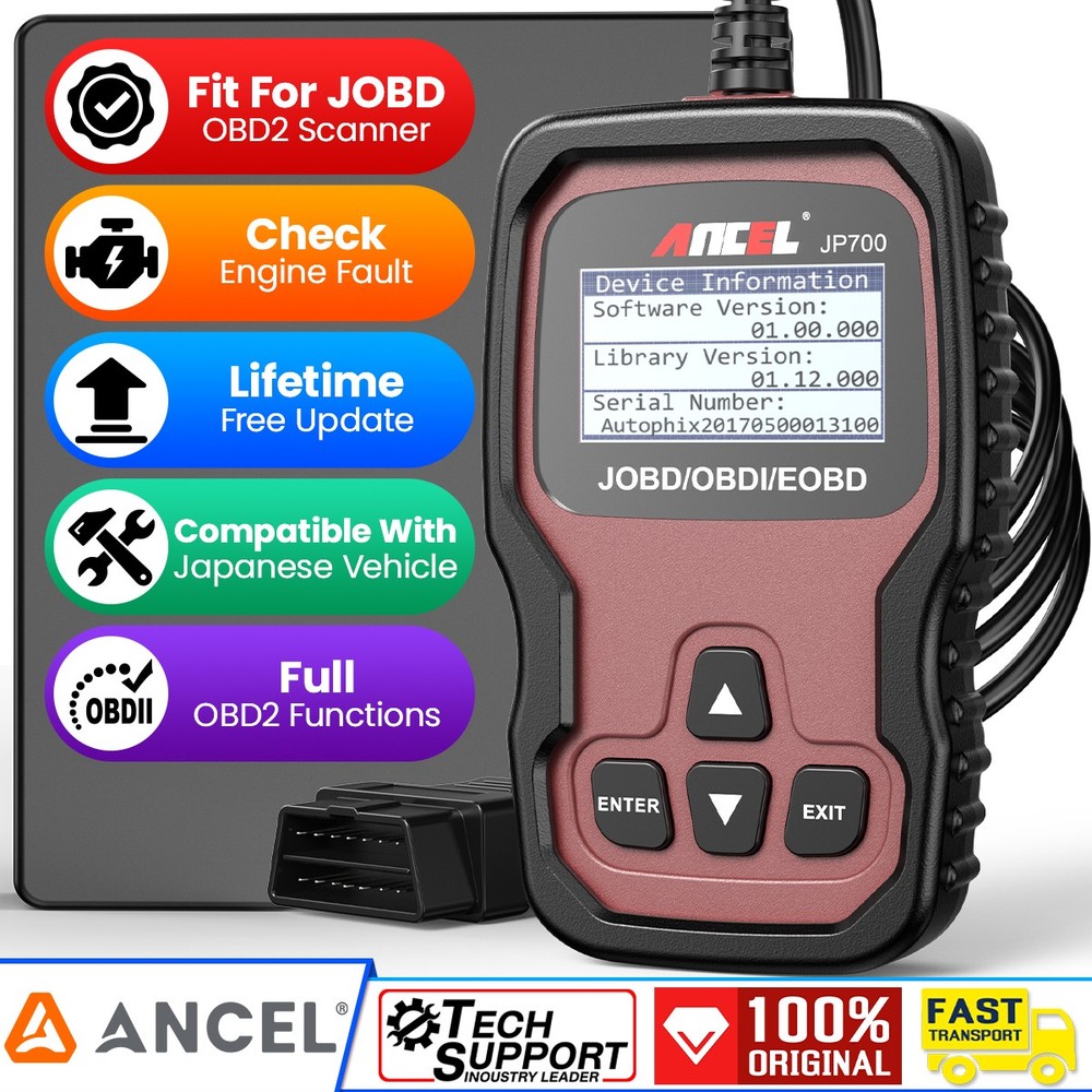 Automotive JOBD OBD2 EOBD Scanner Japanese Car Diagnostic Scan Tool Code Reader