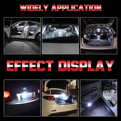 T10 168 LED License Plate Light Bulbs White for Nissan Altima 2019-2025 Canbus