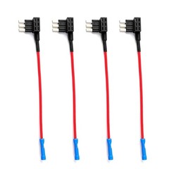 4 Pack Car Add-a-Circuit Fuse Tap Kit, Upgraded Automotive 32V 5A-30A Standar…