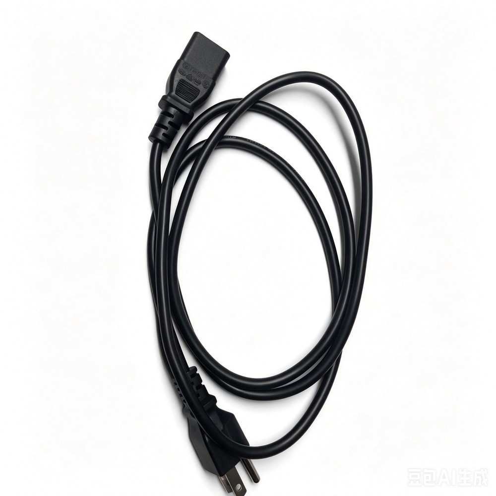 3-Pron Power Cord For YOKOGAWA 2654 2554 DIGITAL MANOMETER