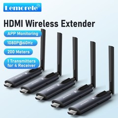 Lemorele R1040 WirelessHDMI 1080P60Hz 100M 2.4G+5G WiFi for TVProjector Display