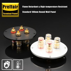 Aluminum Binding Post Speaker Box Banana Jack Socket Plate Banana Plug Connector