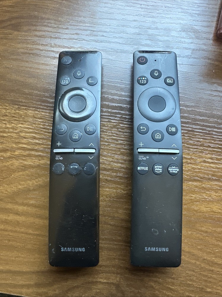 Set of 2 Genuine OEM Samsung Remote Control Black Model BN59-01330A