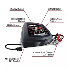 Schumacher Battery Charger Engine Starter 6-in-1 Electric Fully Automatic SC1308