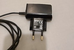 Hama AC to DC Switching Power Adapter w/ Europlug and Micro-USB connectors