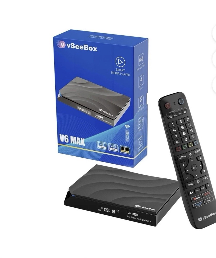 New 2026 VSEEBOX V6 MAX Streaming Box AUTHORIZED DISTRIBUTOR FAST Shipping!