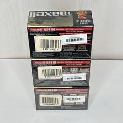 Maxell XLII-S 100 Lot Of 9 Type II Blank Audio Cassette Tapes Japan NEW Sealed