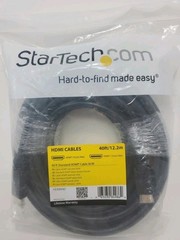 STARTECH HDMM40 40ft. HIGH SPEED HDMI CABLE – HDMI – M/M 19 Pin