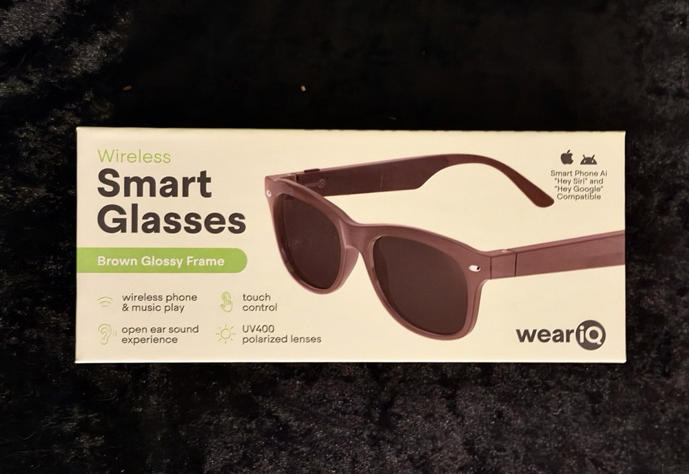 Wireless Smart Glasses – Brown UV400 Polarized
