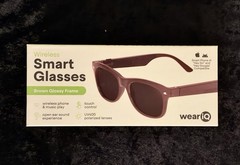 Wireless Smart Glasses – Brown UV400 Polarized
