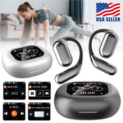 TWS Earbuds 40Hr LCD Touch Screen Noise Cancelling Bluetooth 5.4 Wireless IPX7