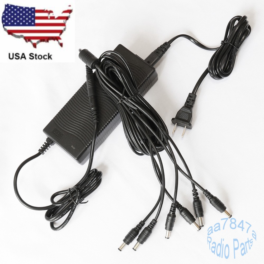 6 in 1 Power Adapter Cable Cord For PR400 CP200 CP200D EP450 Radio Charger