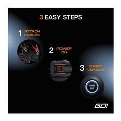 Veratek V6 Pro Portable Vehicle Jump Starter with 12V Battery Booster